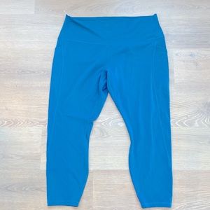 Lululemon 7/8 blue leggings